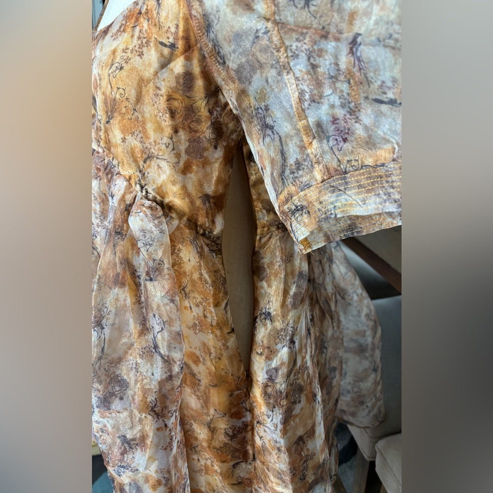 En Saison Orange Multicolored Mini Dress - Picture 6 of 16